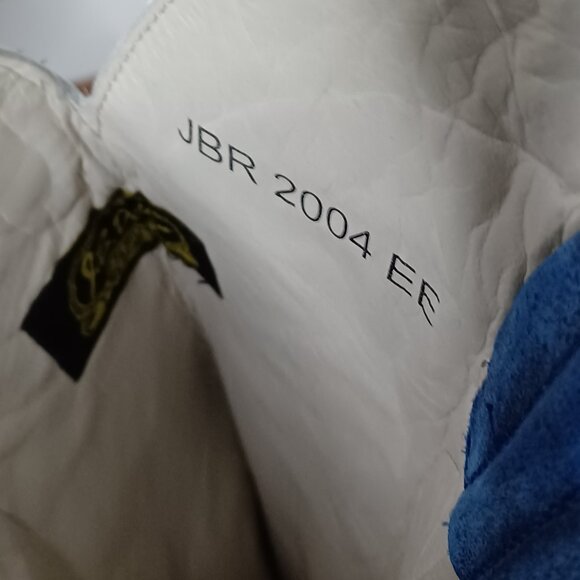 Vintage J.B. Dillon Reserve Cowboy Boots Mens 11.5EE Tan/Blue Rodeo Rancher 2004 - Picture 14 of 14